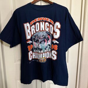 Denver Broncos 1998 AFC Champions Navy T-Shirt